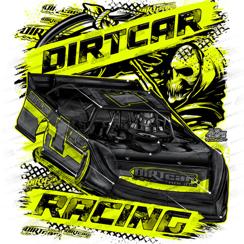DIRTcar Neon LM Car Decal