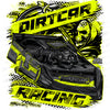 DIRTcar Neon LM Car Decal