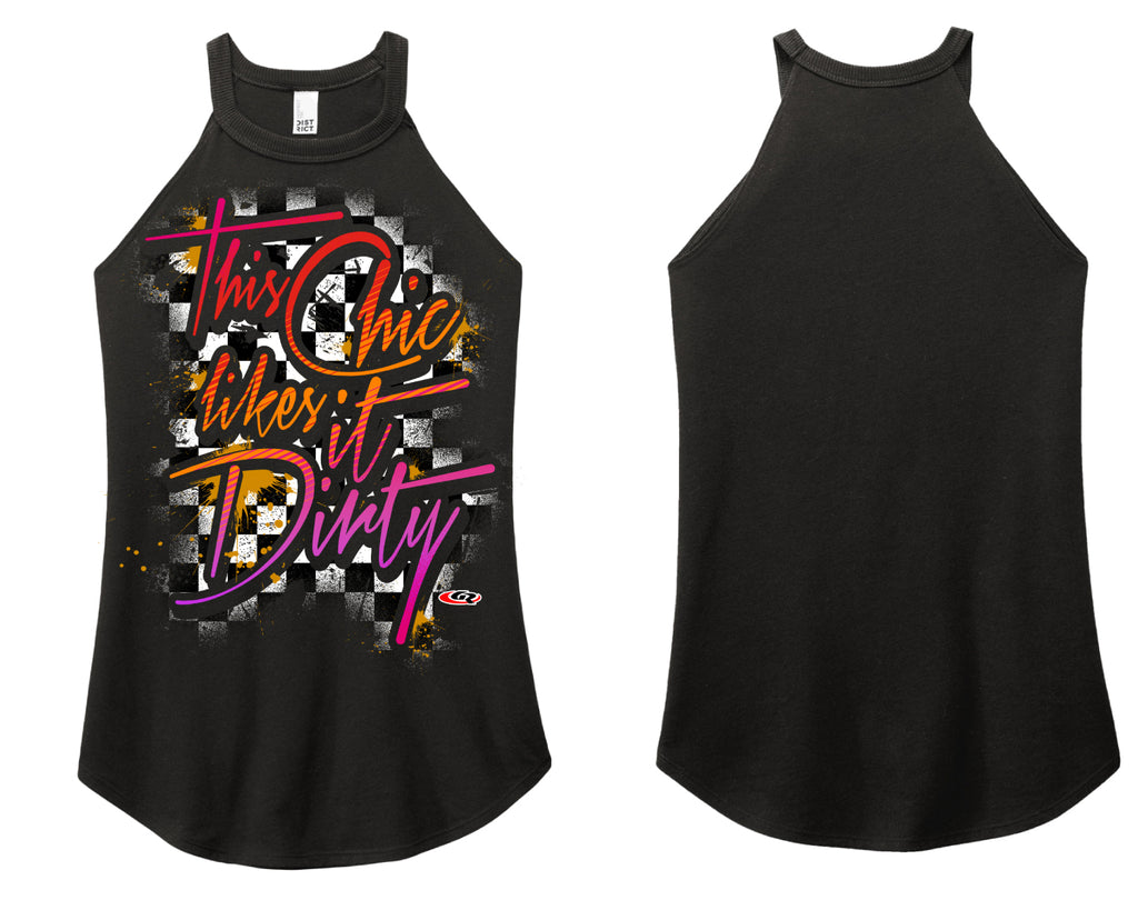 GR Dirty Chic Ladies Rocker Tank