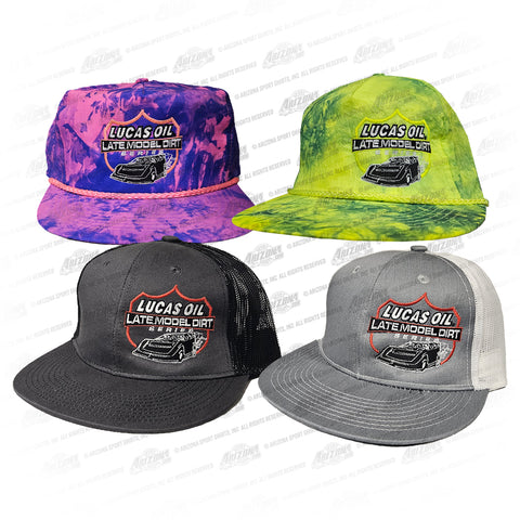 Lucas Outline Flat Bill Caps