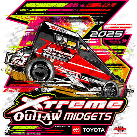 Xtreme Outlaw Midgets 2025 Decals