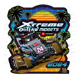 Xtreme Outlaw Midgets 2024 Decals