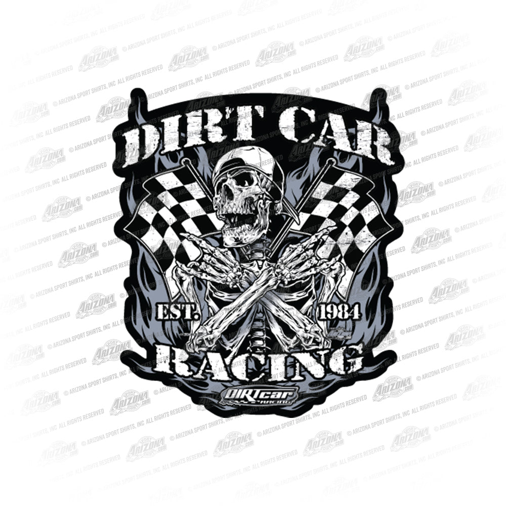 DIRTcar Hip Skull Decal