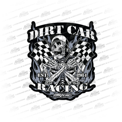 DIRTcar Hip Skull Decal