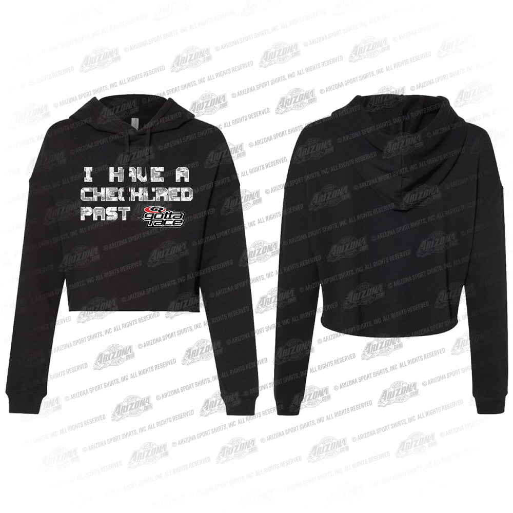 GR Checkered Past Ladies Crop Hood
