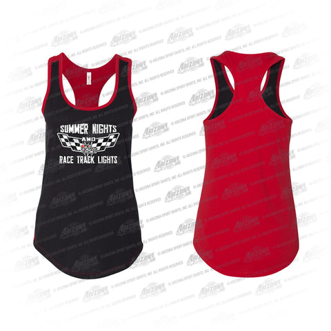 GR Summer Nights Ladies Racerback Tank