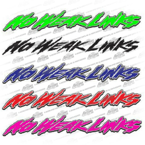 SB No Weak Links Decals