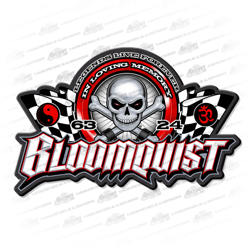 SB Checkered Flags Wood Sign