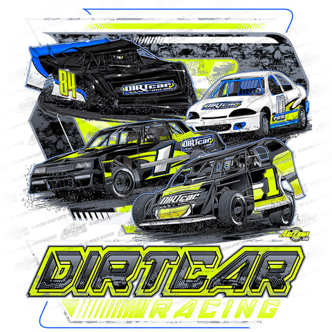 DIRTcar Multi Neon Decals