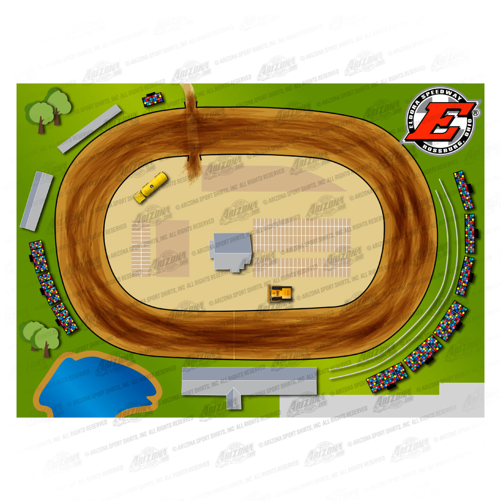 Eldora Racetrack Play Mat