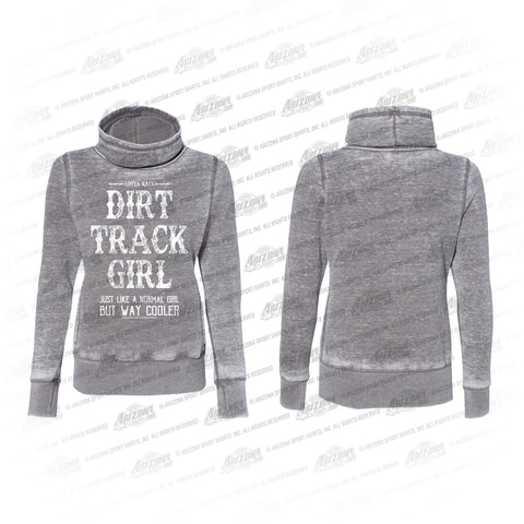 GR Dirt Track Girl Cowl Neck Sweatshirt