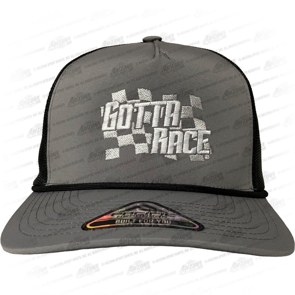 Gotta Race Checkers Trucker Caps