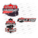 Lucas 20th Season Decals