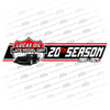 Lucas 20th Season Decals
