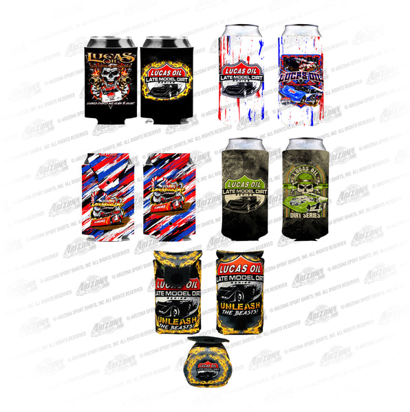 Lucas Oil Late Model Dirt Series Coozies – Gotta Race