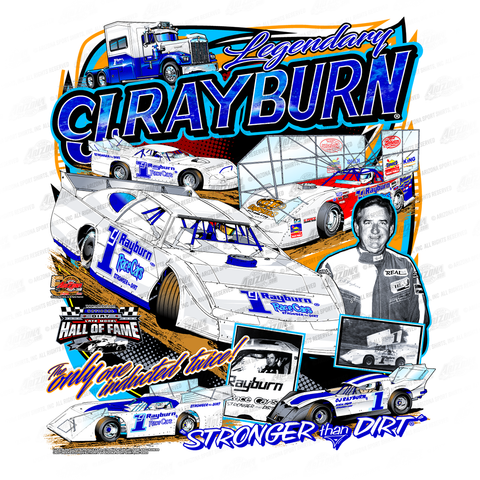 Chevy Rayburn CJ Rayburn Race Cars Stronger Than Dirt Official Merchandise – Gotta Race