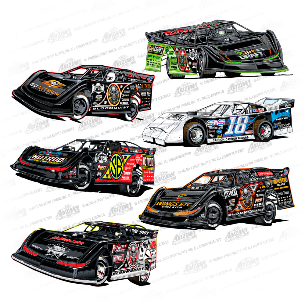 Bloomquist Stickers Scott Bloomquist Front Profile Late Model Decals – Gotta Race