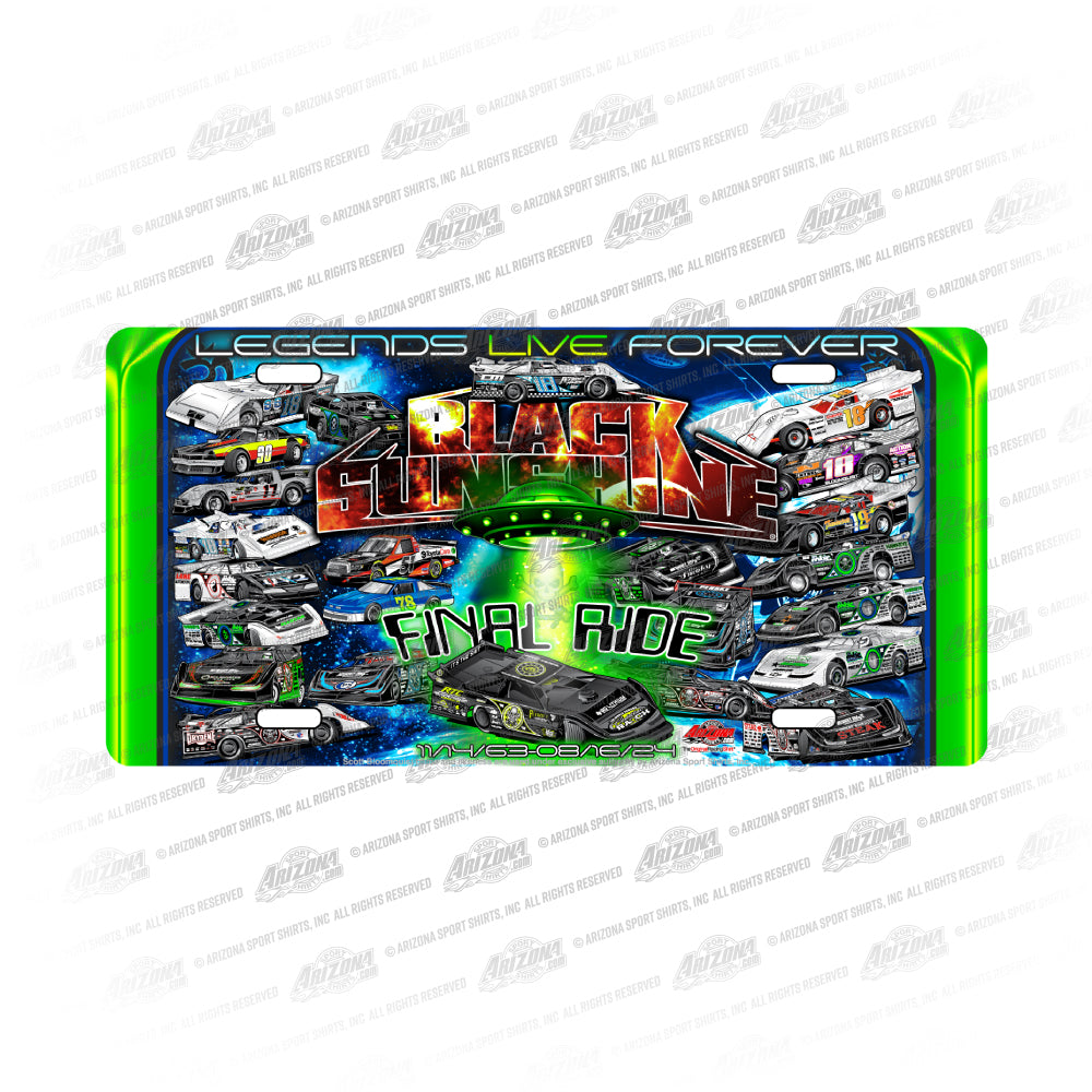 Scott Bloomquist #0 Final Ride License Plate – Gotta Race