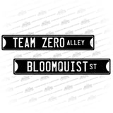 SB Street Metal Signs