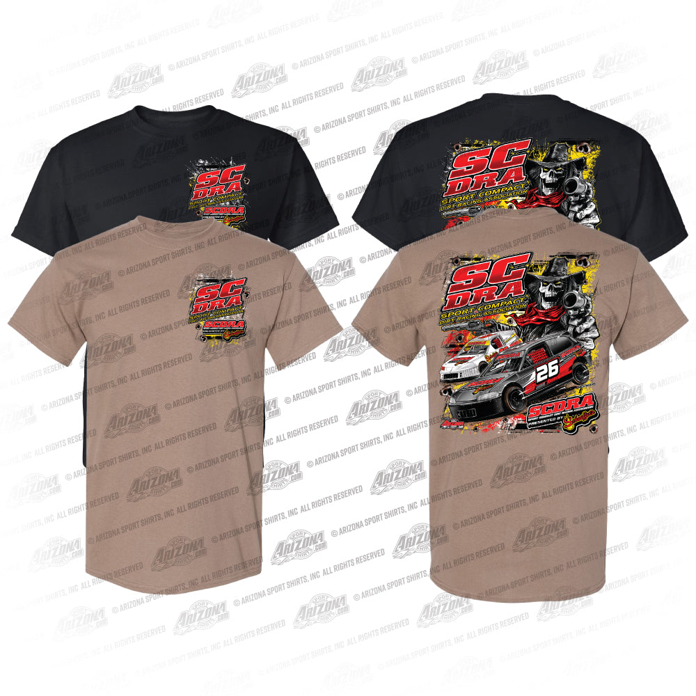 Sport Compact Dirt Racing Association Trackin' Dirt T-Shirts – Gotta Race