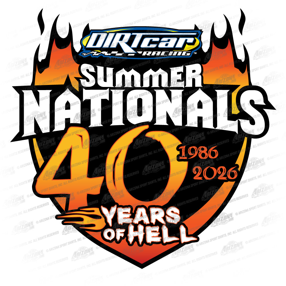 Summer Natls 40 Years Decal