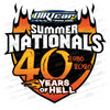 Summer Natls 40 Years Decal