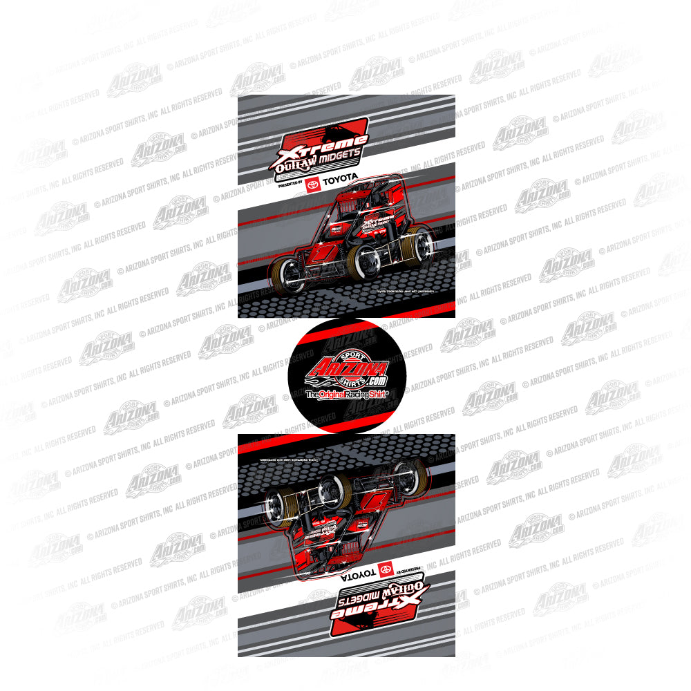 Xtreme Outlaw Midgets Coozie