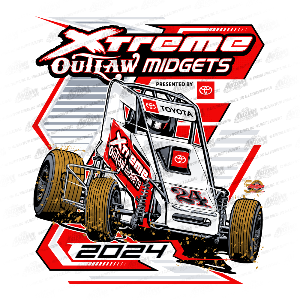 Xtreme Outlaw Midgets 2024 Decals