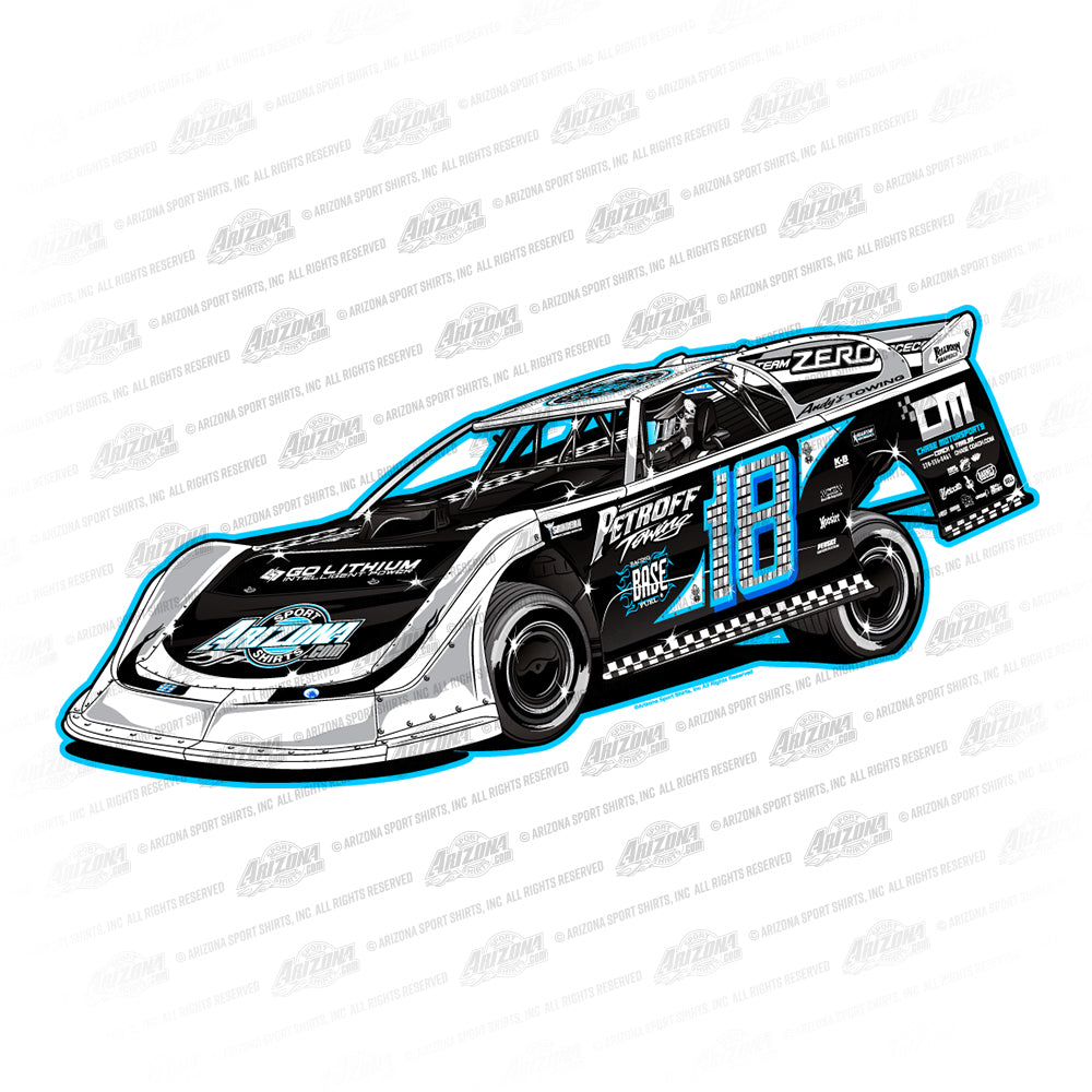Scott Bloomquist Front Profile Late Model Decals – Gotta Race