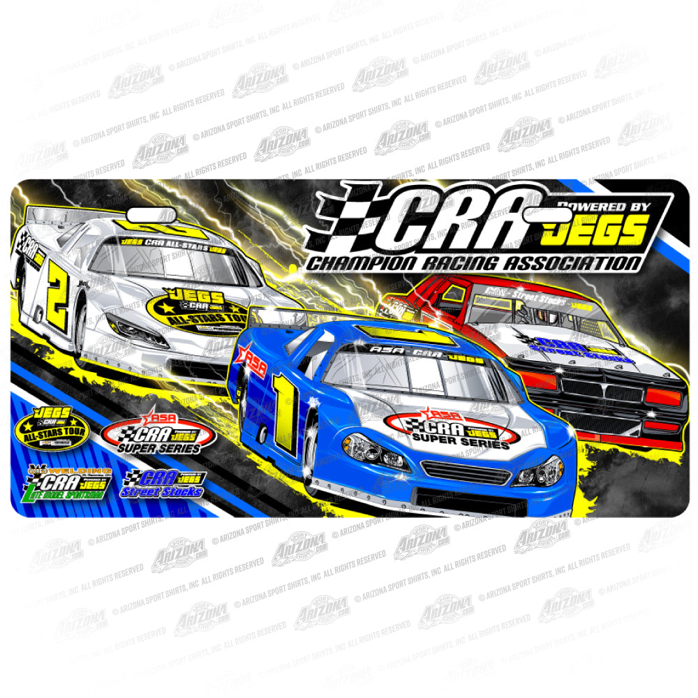 Lissene Plate Racing Championship Racing Association 3 Car License Plate – Gotta Race
