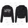 GR Checkered Past Ladies Crop Hood