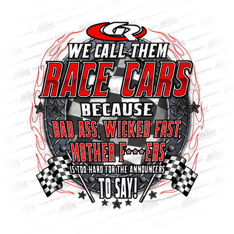 GR Call Them Race Cars Decal