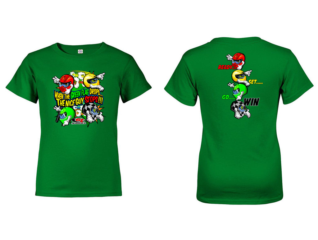 GR Helmets Green Flag Youth Apparel