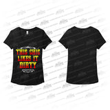 GR SC Dirty Chix Scoop Neck Tee