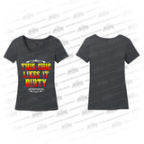 GR SC Dirty Chix Scoop Neck Tee