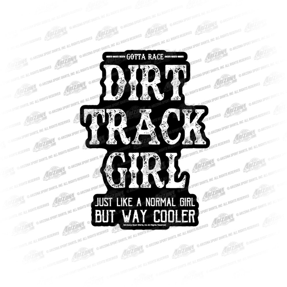 GR Dirt Track Girl Decal