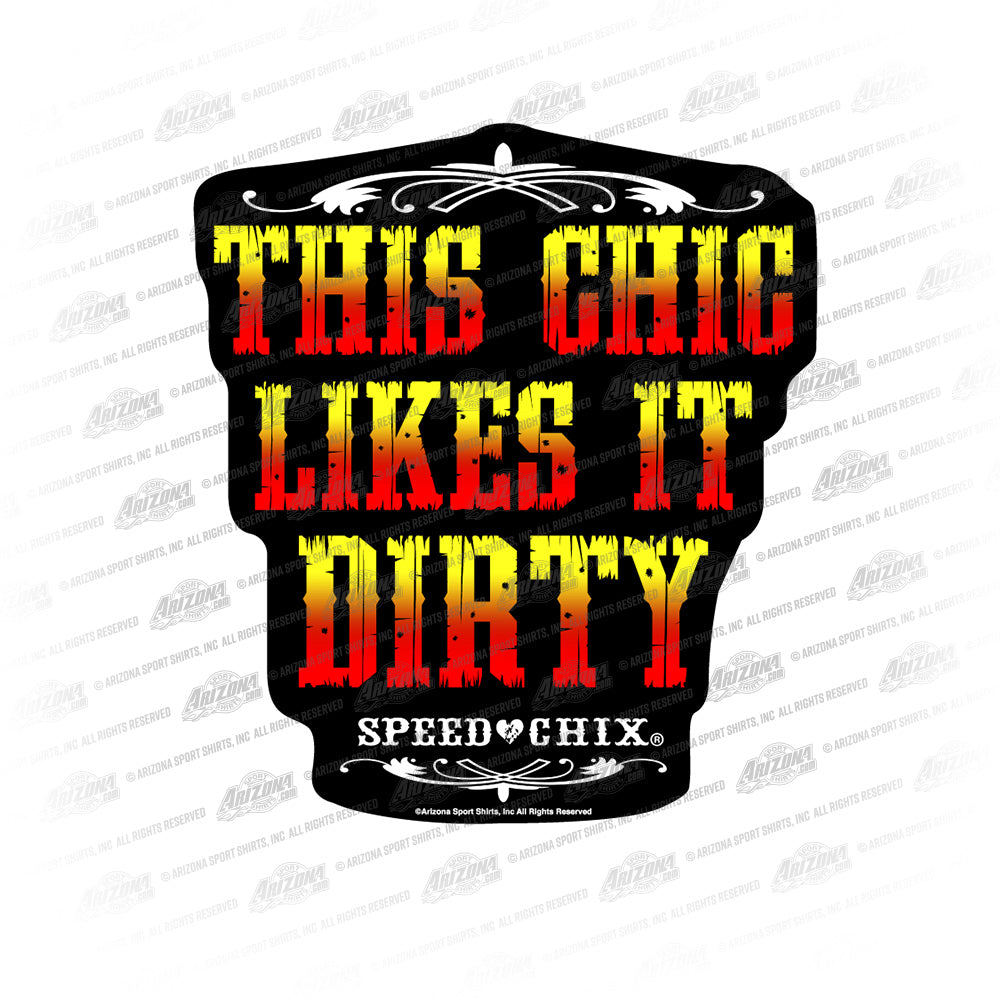 GR Chix Likes it Dirty Decal