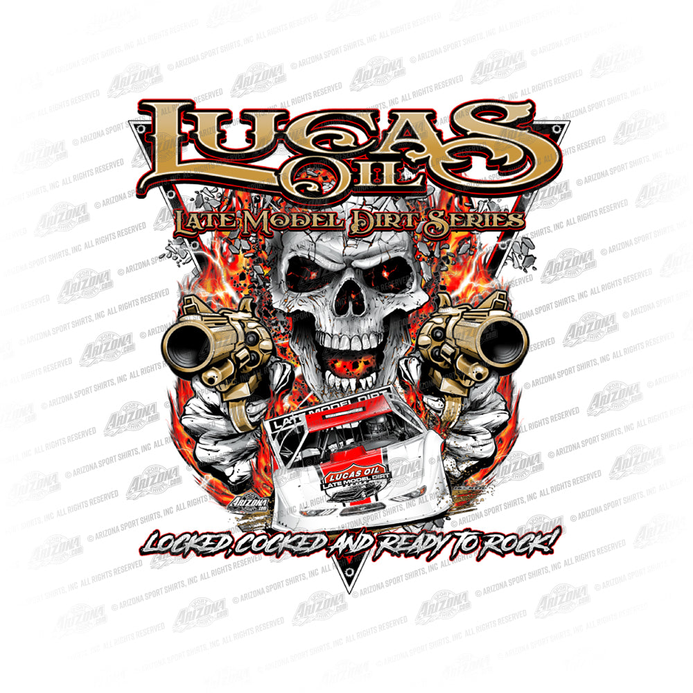 Lucas Electric Skull Decal