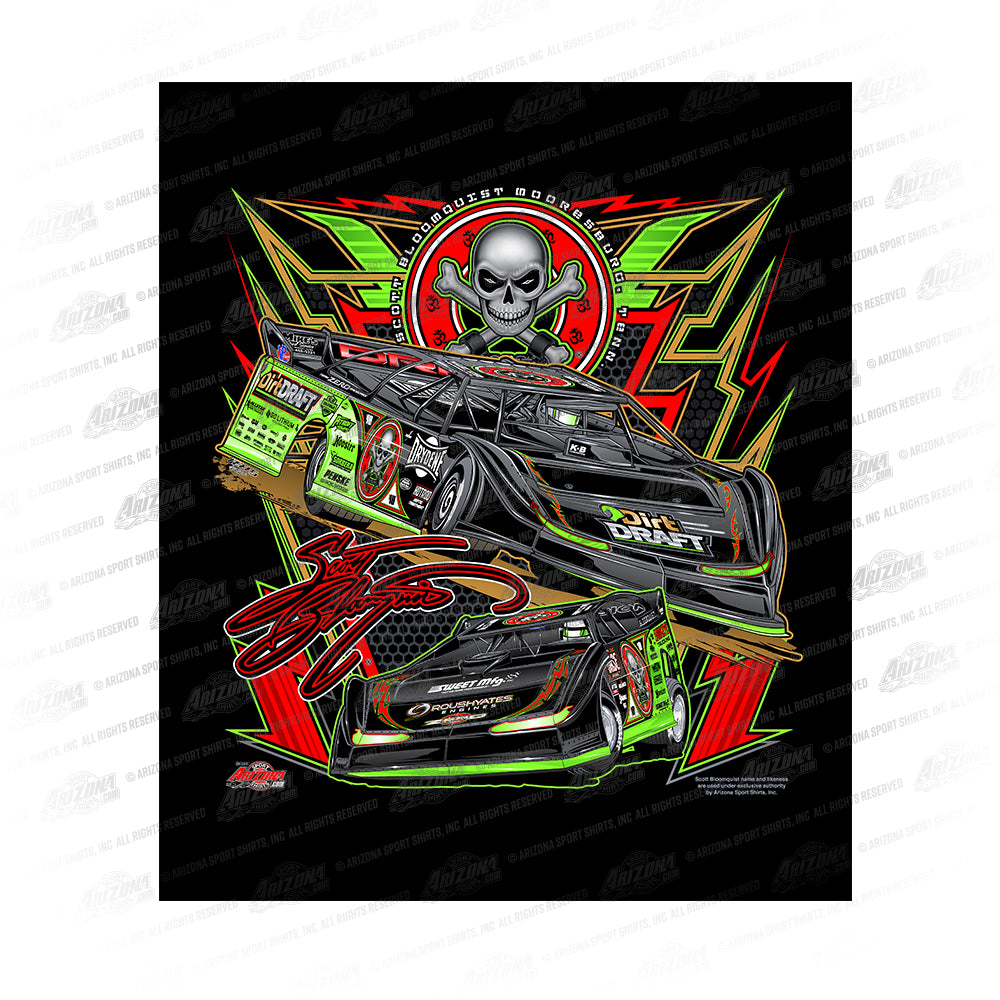 Bloomquist Stickers Scott Bloomquist Fleece Blankets – Gotta Race
