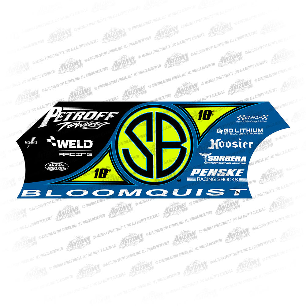 Bloomquist Stickers Scott Bloomquist 2FT Doors – Gotta Race