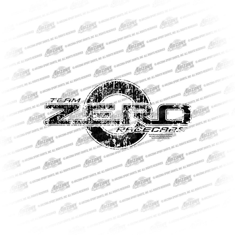 SB Team Zero Racecars Distressed Logo Decal