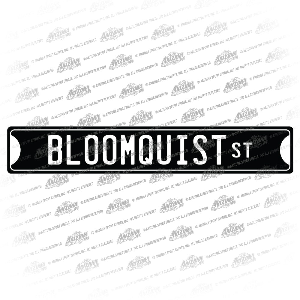SB Street Metal Sign