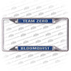 SB Team Zero Metal License Plate Frame