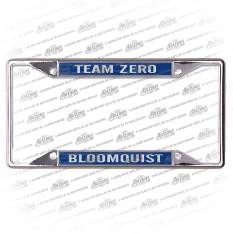 SB Team Zero Metal License Plate Frame