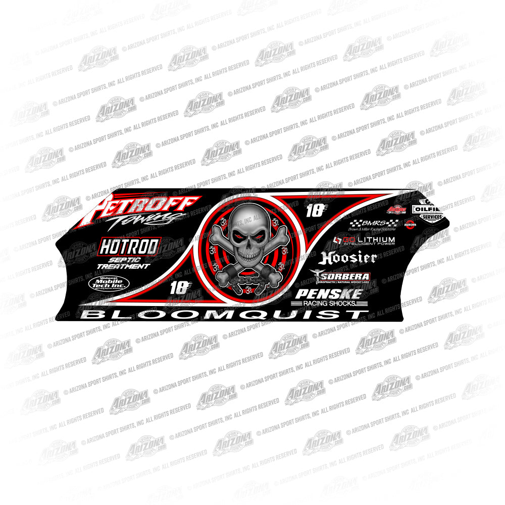 Bloomquist Stickers Scott Bloomquist 2FT Doors – Gotta Race