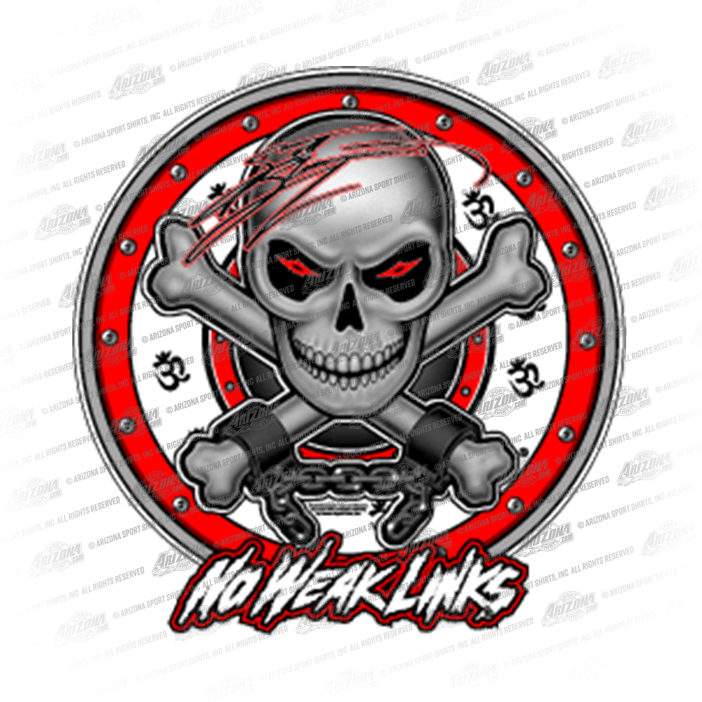 SB Skull Metal Sign