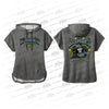 SB #0 VooDoo Ladies Short Sleeve Hoodie