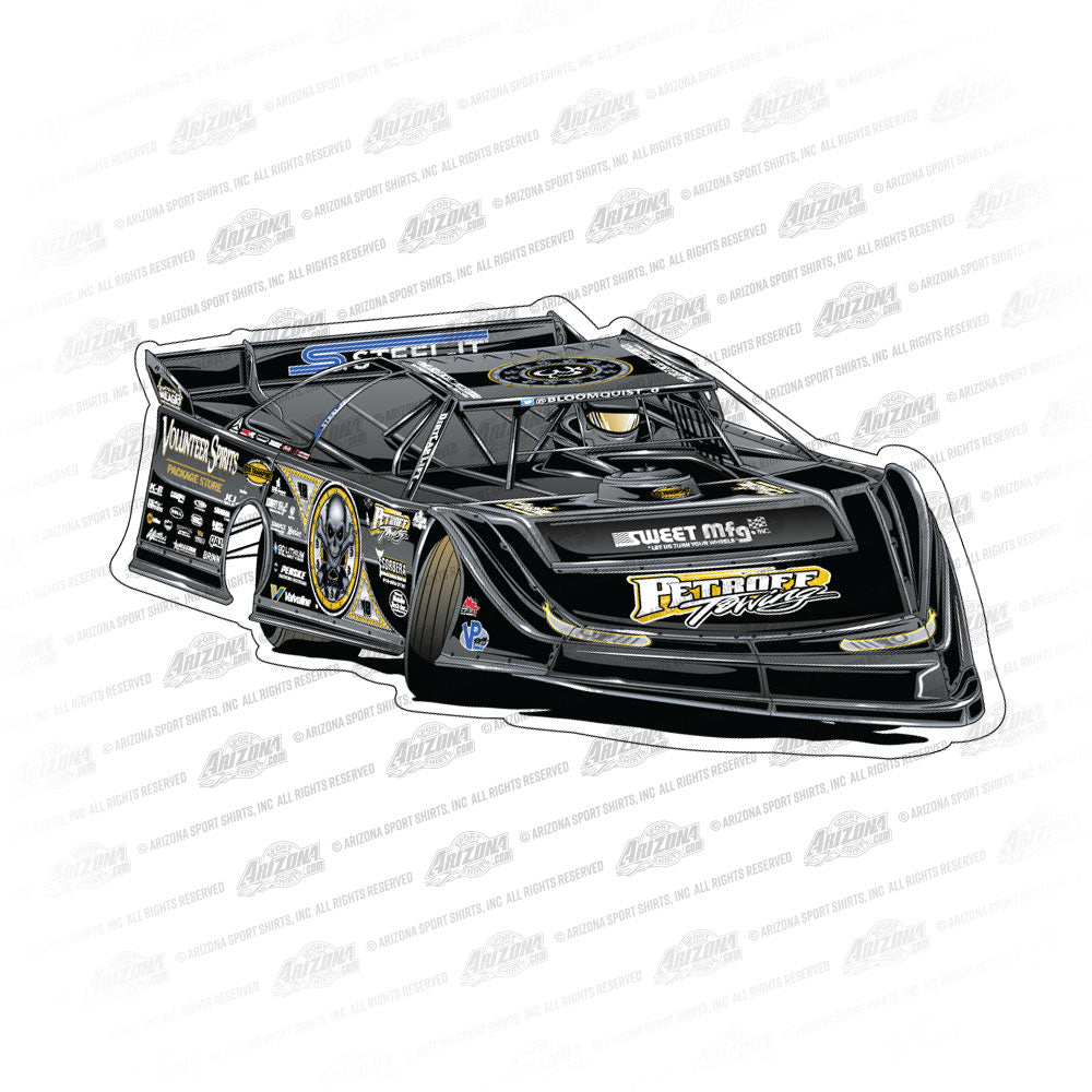Bloomquist Stickers Scott Bloomquist Front Profile Late Model Decals – Gotta Race
