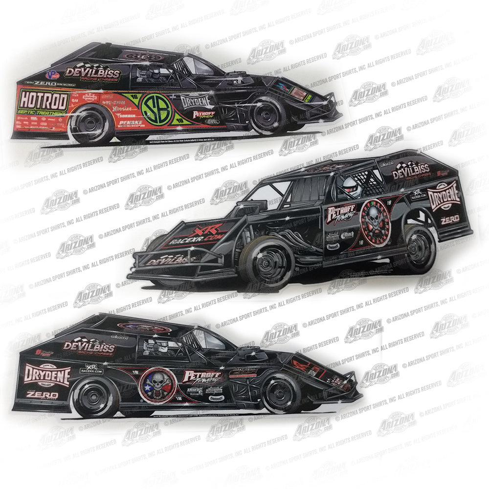Bloomquist Stickers Scott Bloomquist Front Profile Modified Decals – Gotta Race