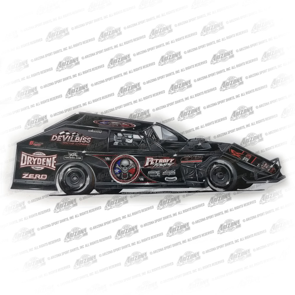 Bloomquist Stickers Scott Bloomquist Front Profile Modified Decals – Gotta Race